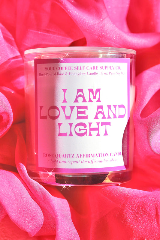 Love & Light Affirmation Candle