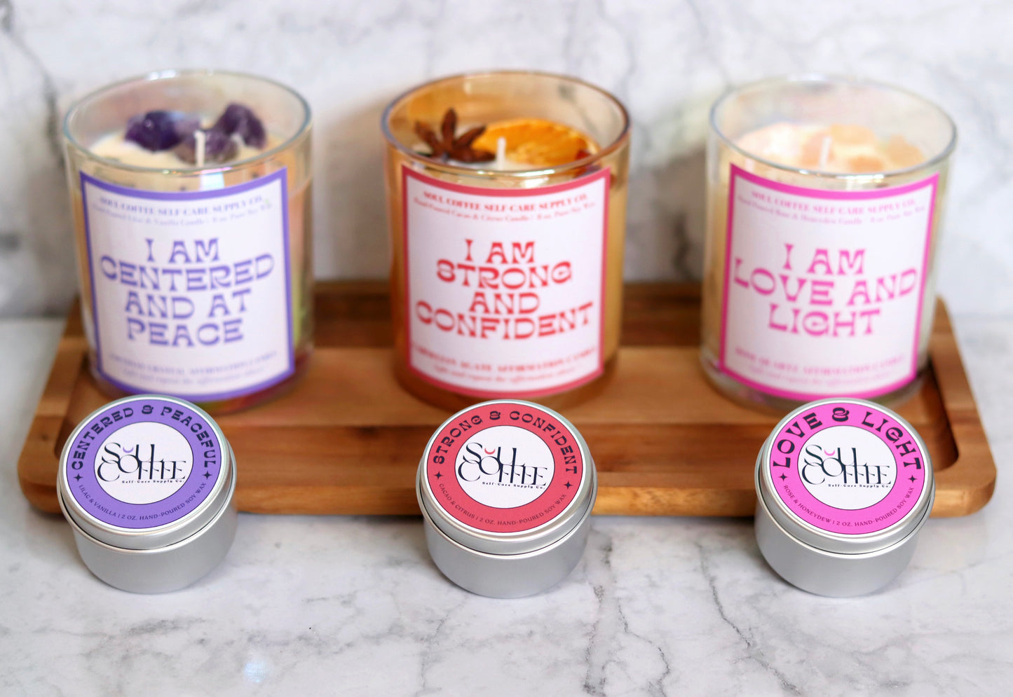 Mini Affirmation Candles